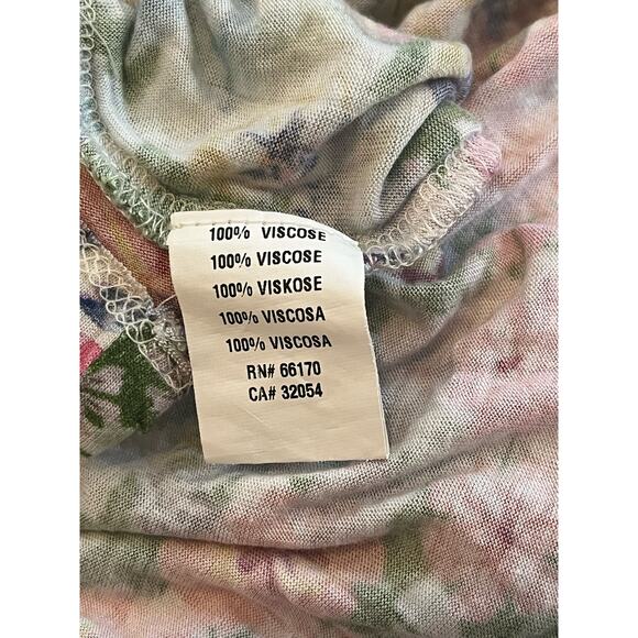 Anthropologie Conditions Apply Women's Smocked Babydoll Tank Size Large - Picture 4 of 8